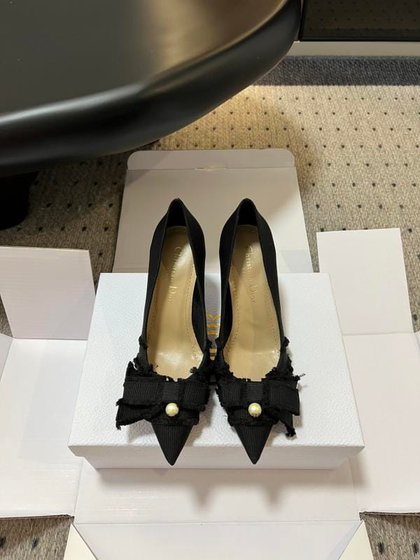 Dior 2024 Spring and Summer Arc Et Pearl Cat Talon Shoes