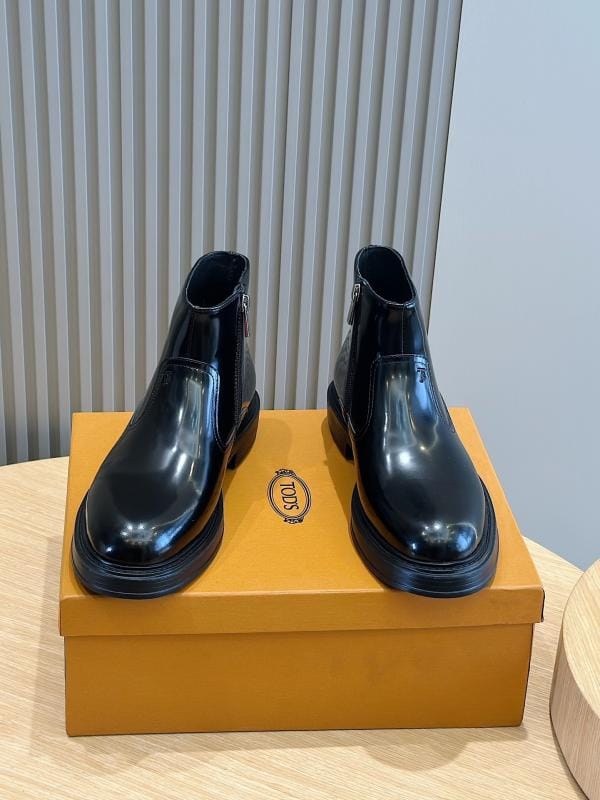 Upper version of tods tods men's high-top martin shoes