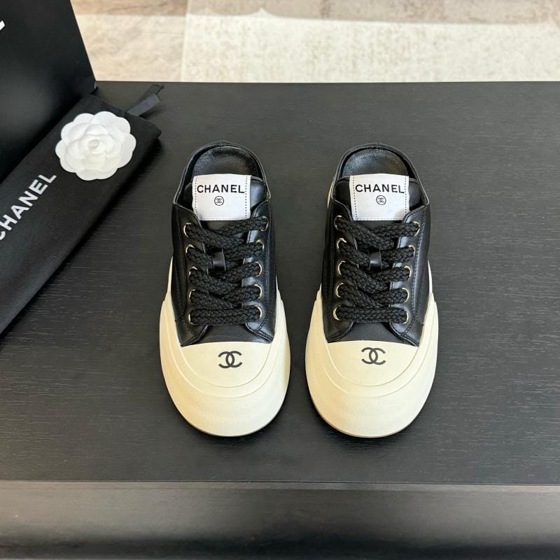 Chanel 2024 Fall and Winter New Chanel with Small Fragrance Half-Pantoufles