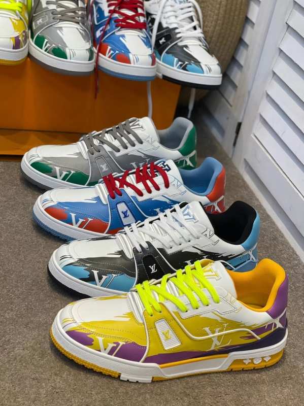 LV Louis Vuitton Trainer Sports Shoes for Men
