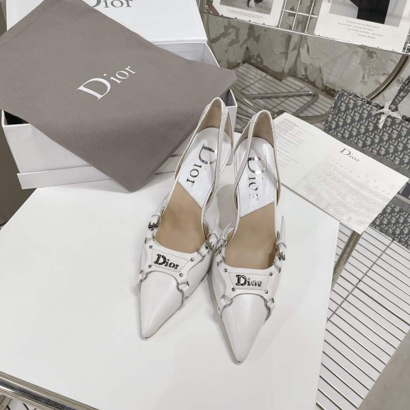 Dior CD Letter Logo Sandals with high heels
