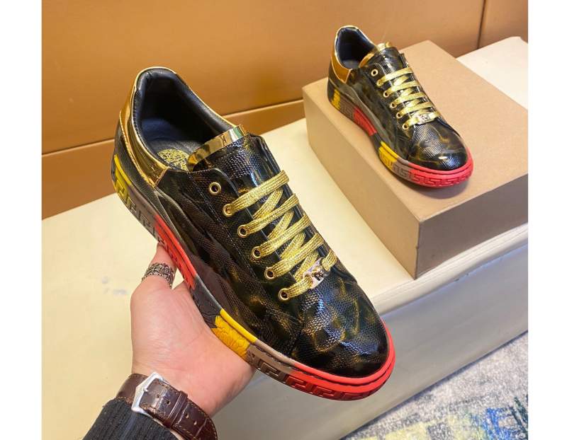 Versace shoes relaxed with cow for men