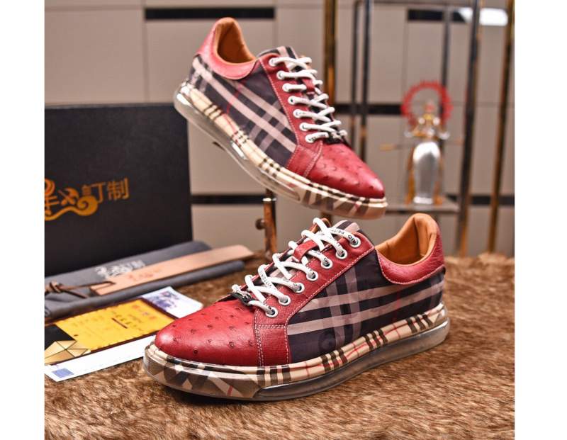 South African Burberry Outside Leather for Men relaxed shoes
