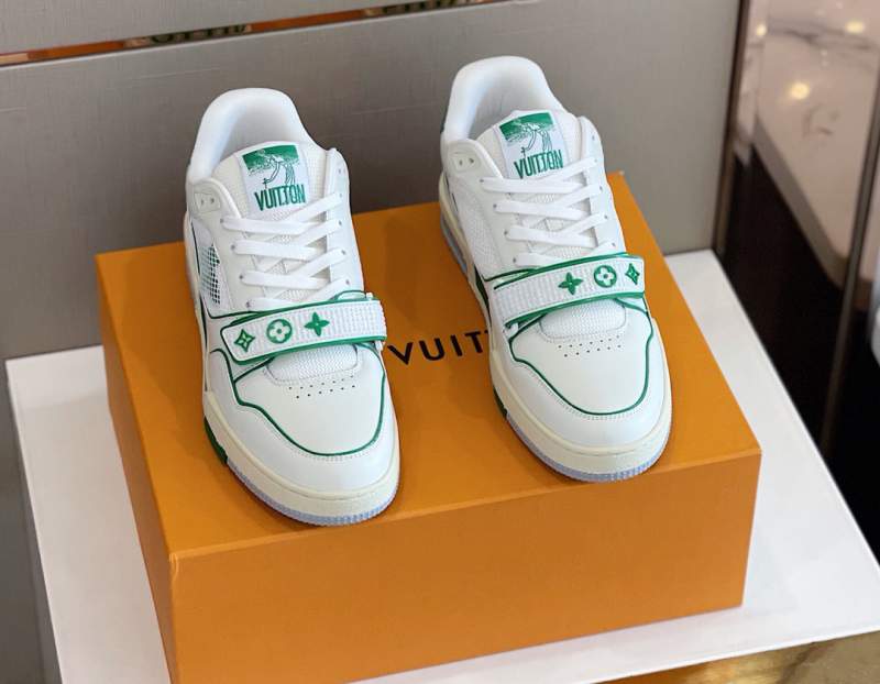 LV Louis Vuitton Trainer Sneakers-Top Couples