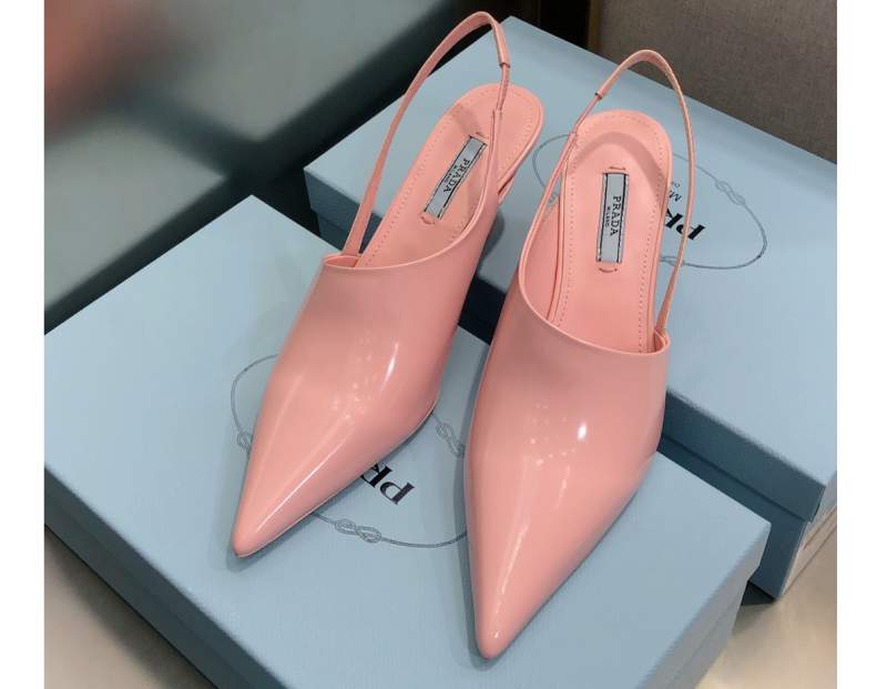Pragone of the early spring of Prada New Women's Women's Shoes with High Heems