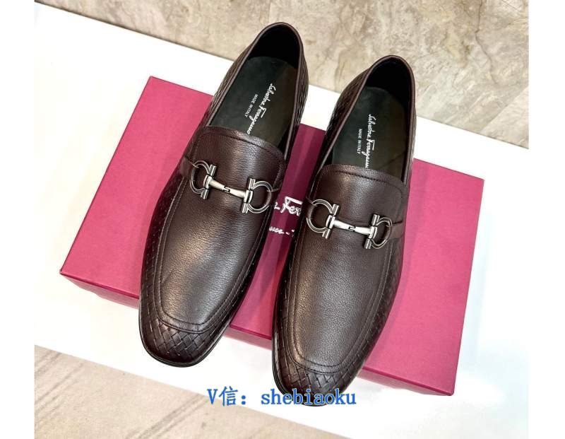 Ferragamo Commercial leather shoes for men for men