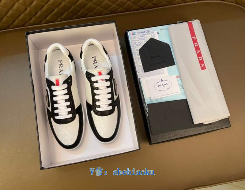 2022 Pure Origin Poutian Prada Prada New Decreeed Men Shoes