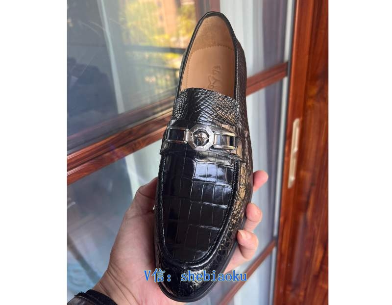 Stephen Thai crocodile leather shoes