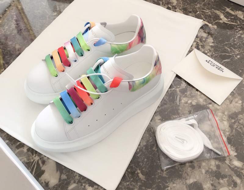 McQueen New Color Rainbow Shoes