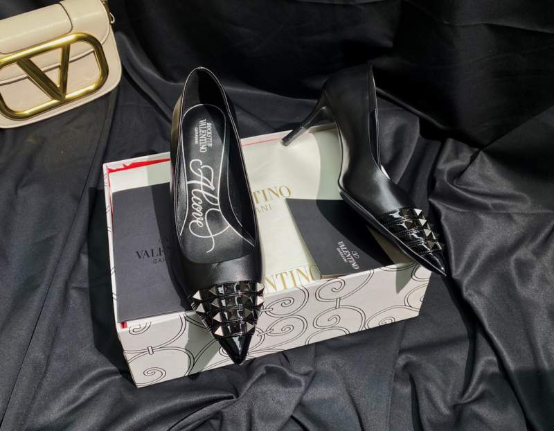 Valentino Valentino Latest Rockstud Alcive Bronze Rivet mules
