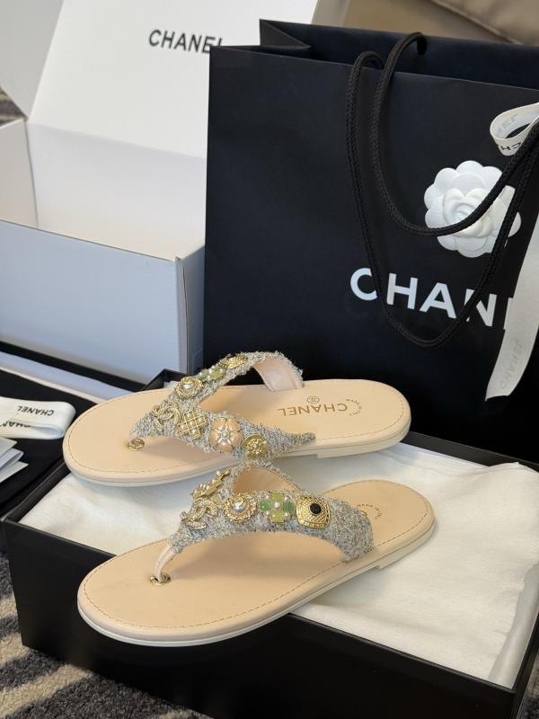 Chanel Chanel Gem Flip Flops