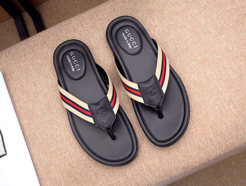 Gucci 【Gucci】 Perfect fashion folder original male slippers