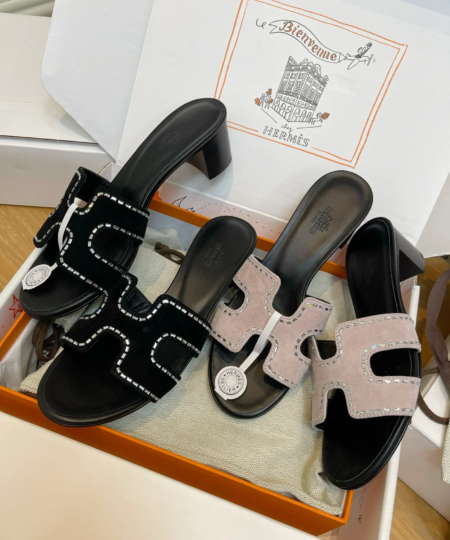 Luxury slides high heel sandals best brand copy shoes