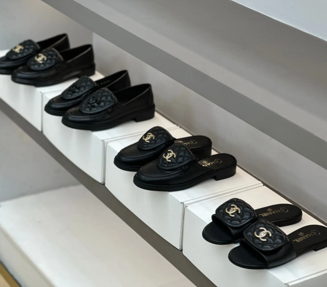 Chanel counter purchasing level women's loafers best quality brand shoes copy