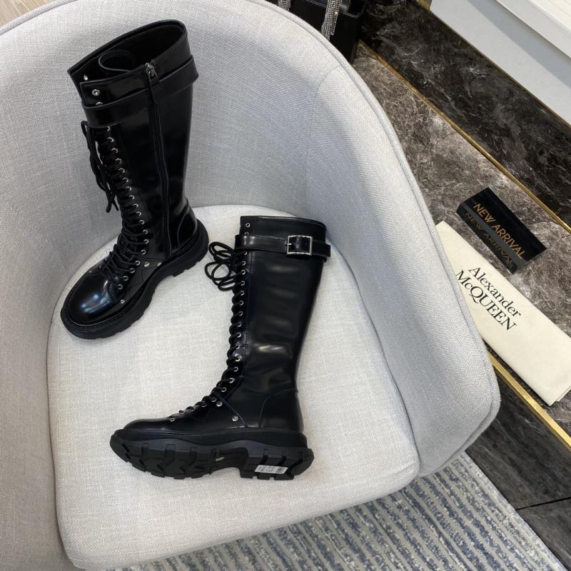 Boots Alexander McQueen Black Rivet