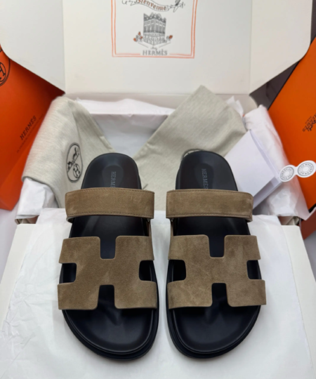 Hermès SS24 New Arrival Second Uncle Arched Slippers