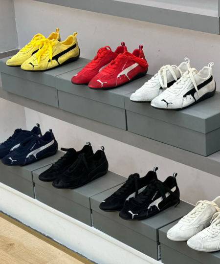 Balenciaga × PUMA Gola Bullet Pure Sneakers​