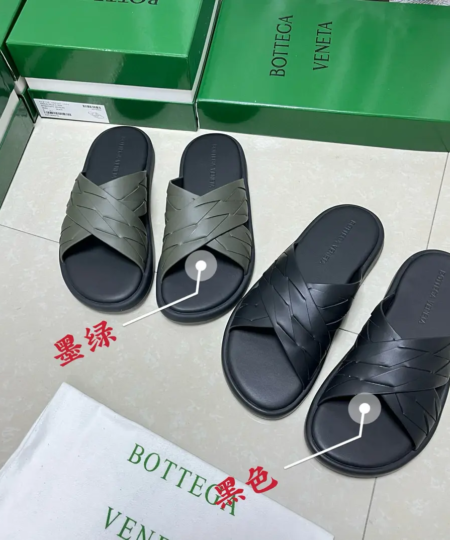 Bottega Veneta (BV) 2025 Cross-Type Men's Band Sandals (19)