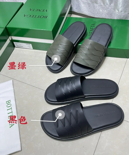 Bottega Veneta 2025 Wide One-Line Men's H Band Sandals