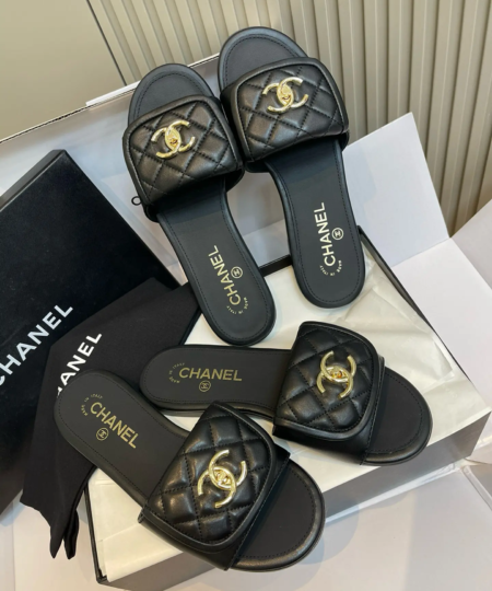 Chanel New Collection 2025 Schoolbag Buckle Slippers