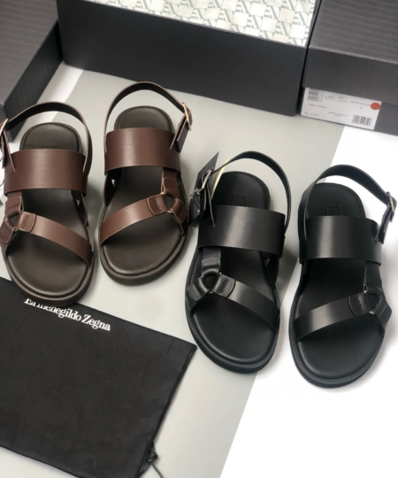 Ermenegildo Zegna Men's Luxury Leather Sandals