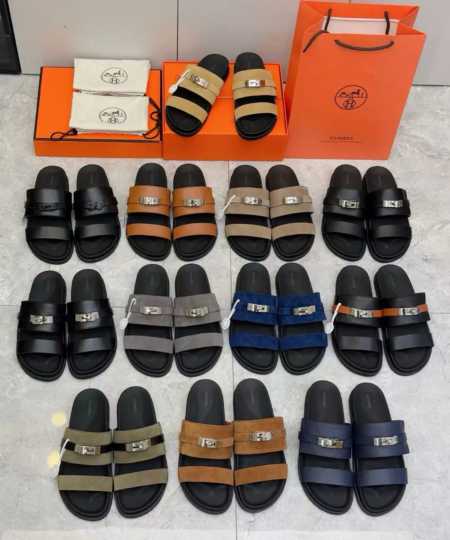 Hermes Slippers H New Men'S Slippers