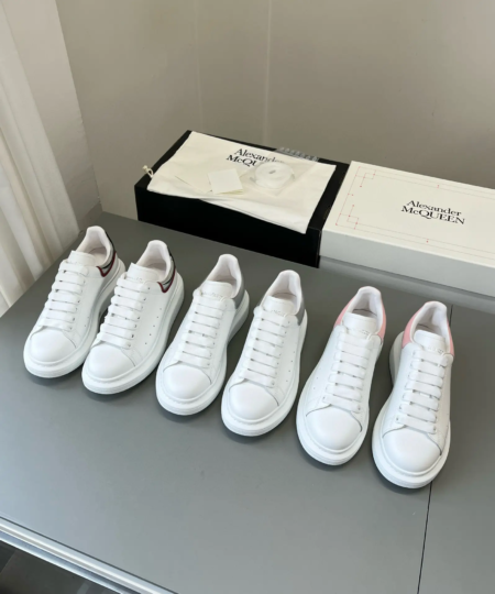 High-quality Version of Alexander Mcqueen White Sneakers