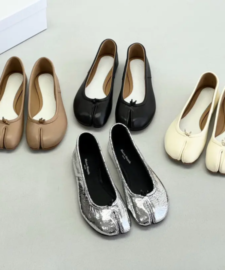 Maison Margiela MM6 Tabi Split-Toe Flat Ballet Shoes