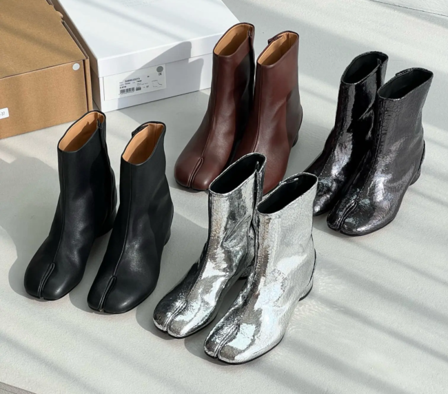 Maisonmargiela MM6 point toe Maisonmargiela classic toe boots