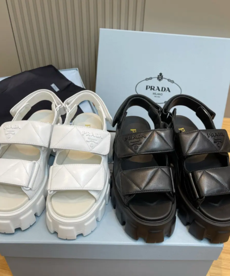 Prada Sponge Sandals Leg-Lengthening Design