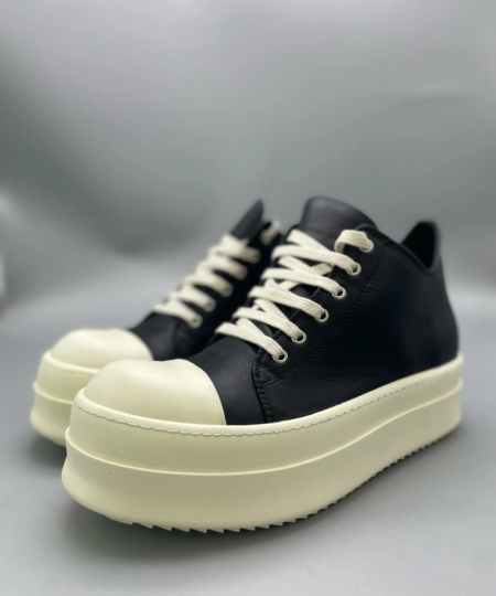  Rick Owens 25SS Low-Top Thick-Soled Sneakers (1)