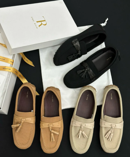 The Row-Inspired Tassel Loafers With A Single-Strap (One-Foot-Pedal) Design