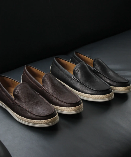 TODS Rafia (Tonderson) OTV Leather Fisherman's Shoes