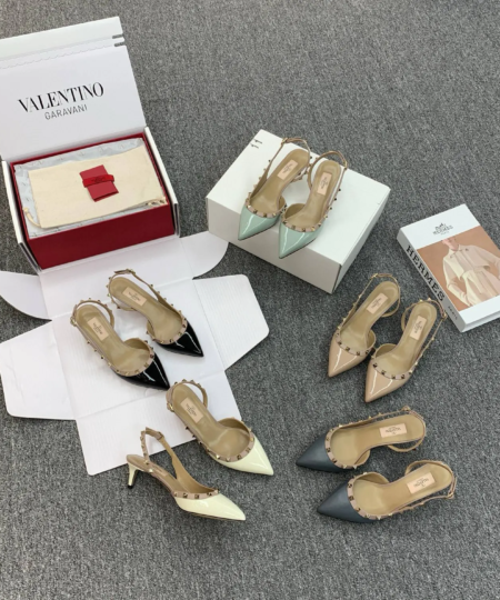Valentino empty sandals high heel fashion shoes (Copy)