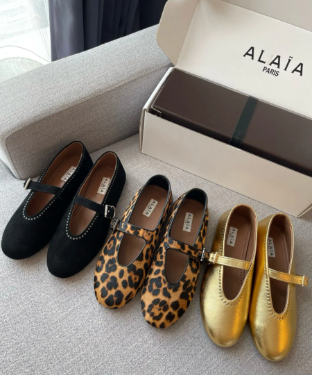【 𝐀𝐥𝐚𝐢𝐚 】 Flat bottomed Mary Jane ballet shoes (1)