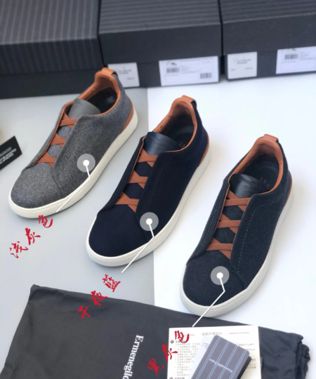 Ermenegildo Zegna XXX Series 14MILMIL14 Wool Triple Stitch Sneakers (1)