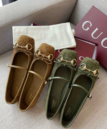 Gucci's latest flat Mary Jane single shoes (1)