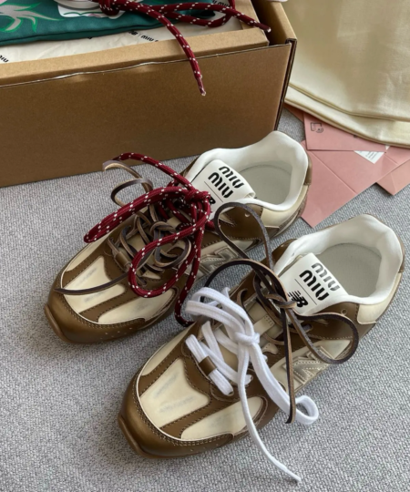  New Balance x Miu Miu 530 SL Suede Leather Sneakers (3)