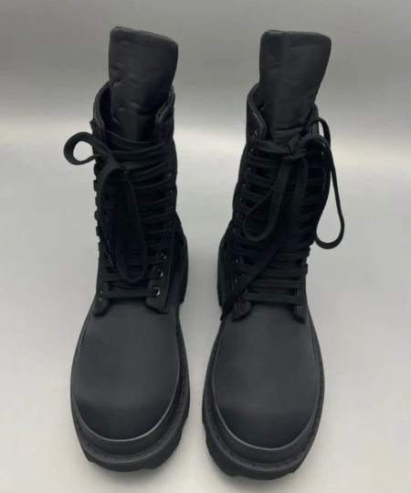 RICK OWENS DRKSHDW thick-soled military boots (2)