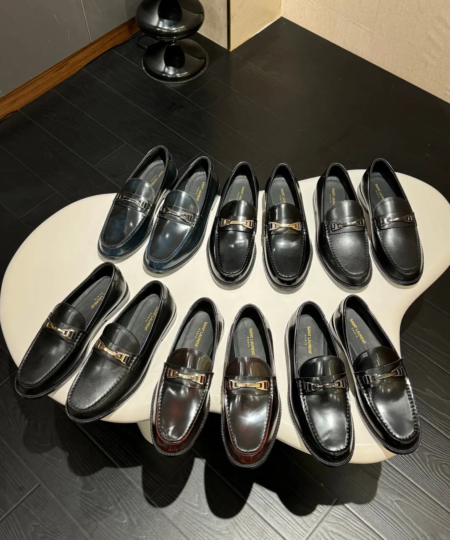 YSL—Saint Laurent men's formal leather shoes (113)