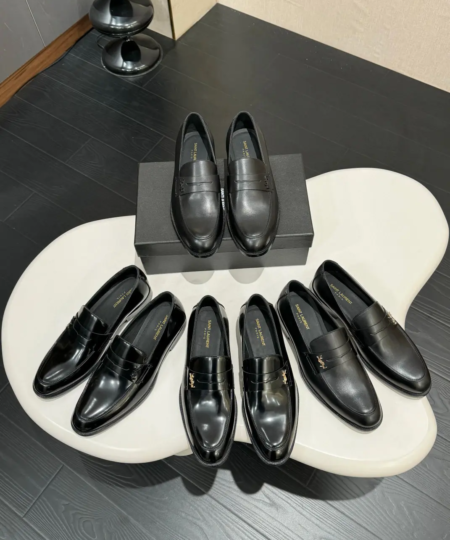 YSL—Saint Laurent men's formal leather shoes (76)