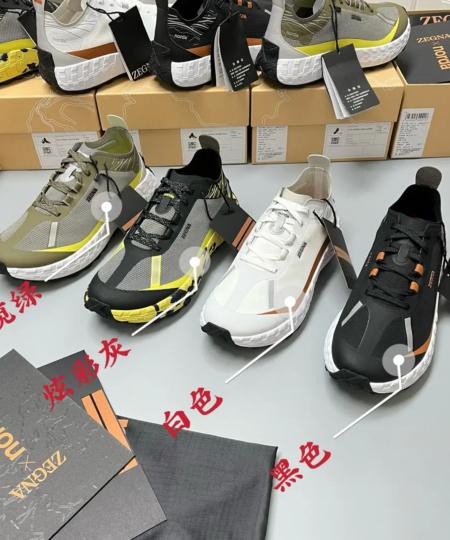 Zegna x Xnorda new and co branded Xnorda low cut sports running shoes (37)