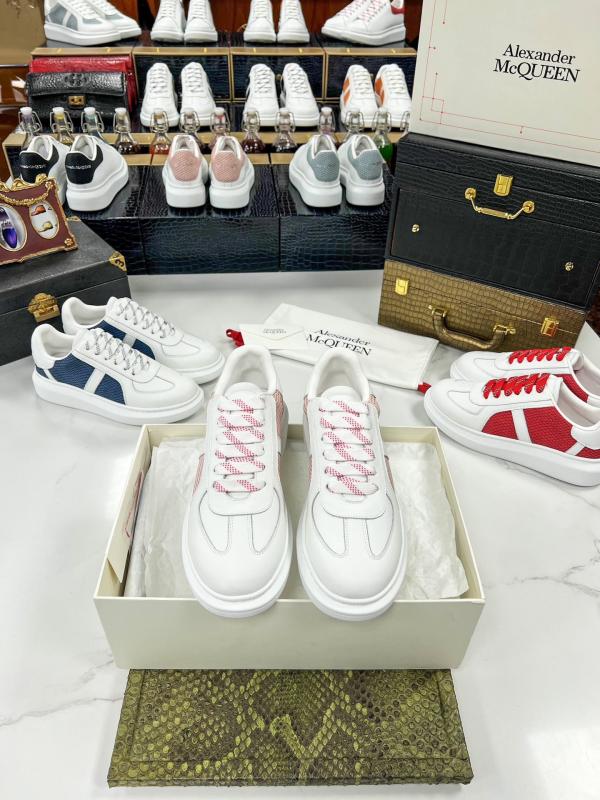 Alexander McQueen Classic White Shoes for Couples