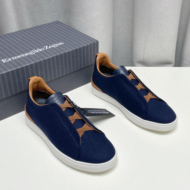 ZEGNA XXX SERIES LAINE TRIPLE STITCH SNEAKERS