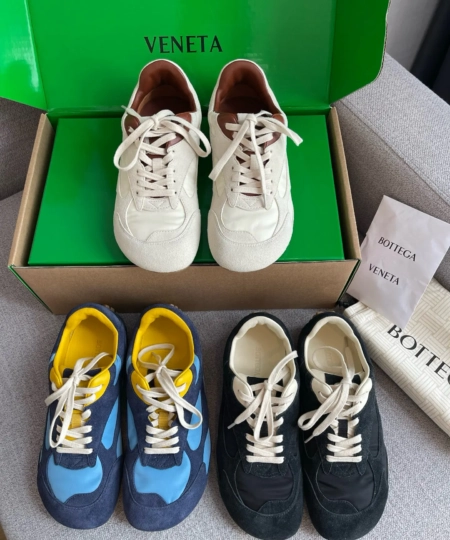 【BV】Bottega Veneta Women's Orbit Flash Retro Sneakers Forrest Gump Shoes (1)