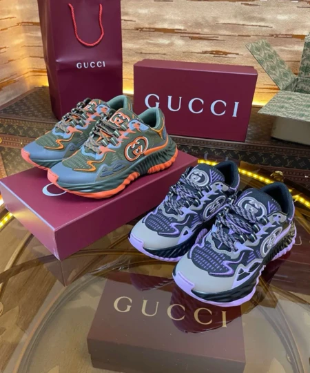  Gucci Ripple Series Flying Woven Dad Sneakers  (1)
