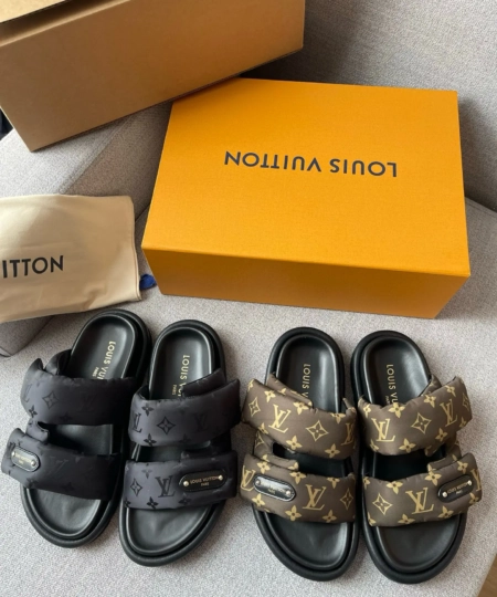 LV Pool Pillow Slippers (New Bubble Slippers) (1)