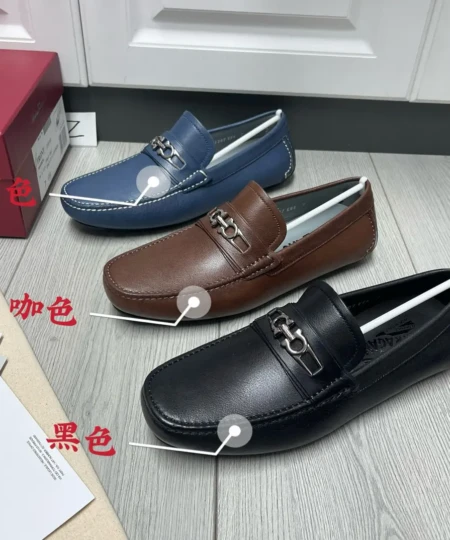 Salvatore Ferragamo SF New Moccasin Four Seasons Shoes for Men (1)