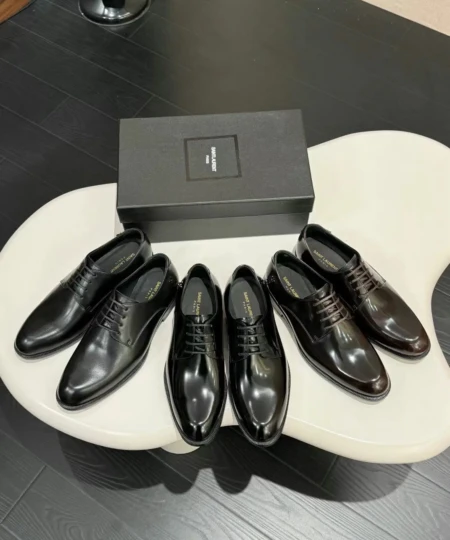 YSL Saint Laurent men's formal leather shoes (57)