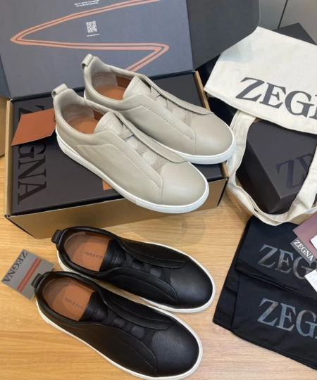 Zegna TS-SECONDSKIN luxury business casual men's shoes (1)